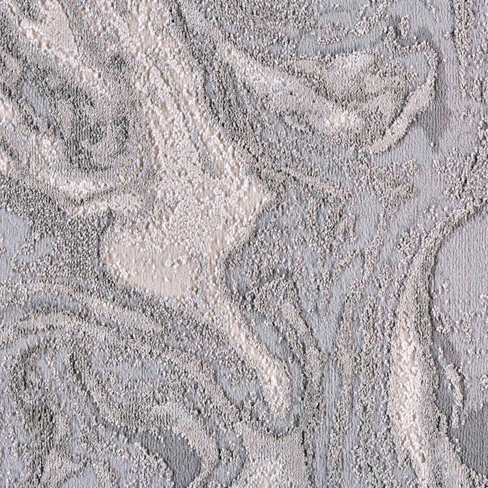 Feizy Prasad Abstract 8&#39; x 11&#39; Light Gray Area Rug, , large