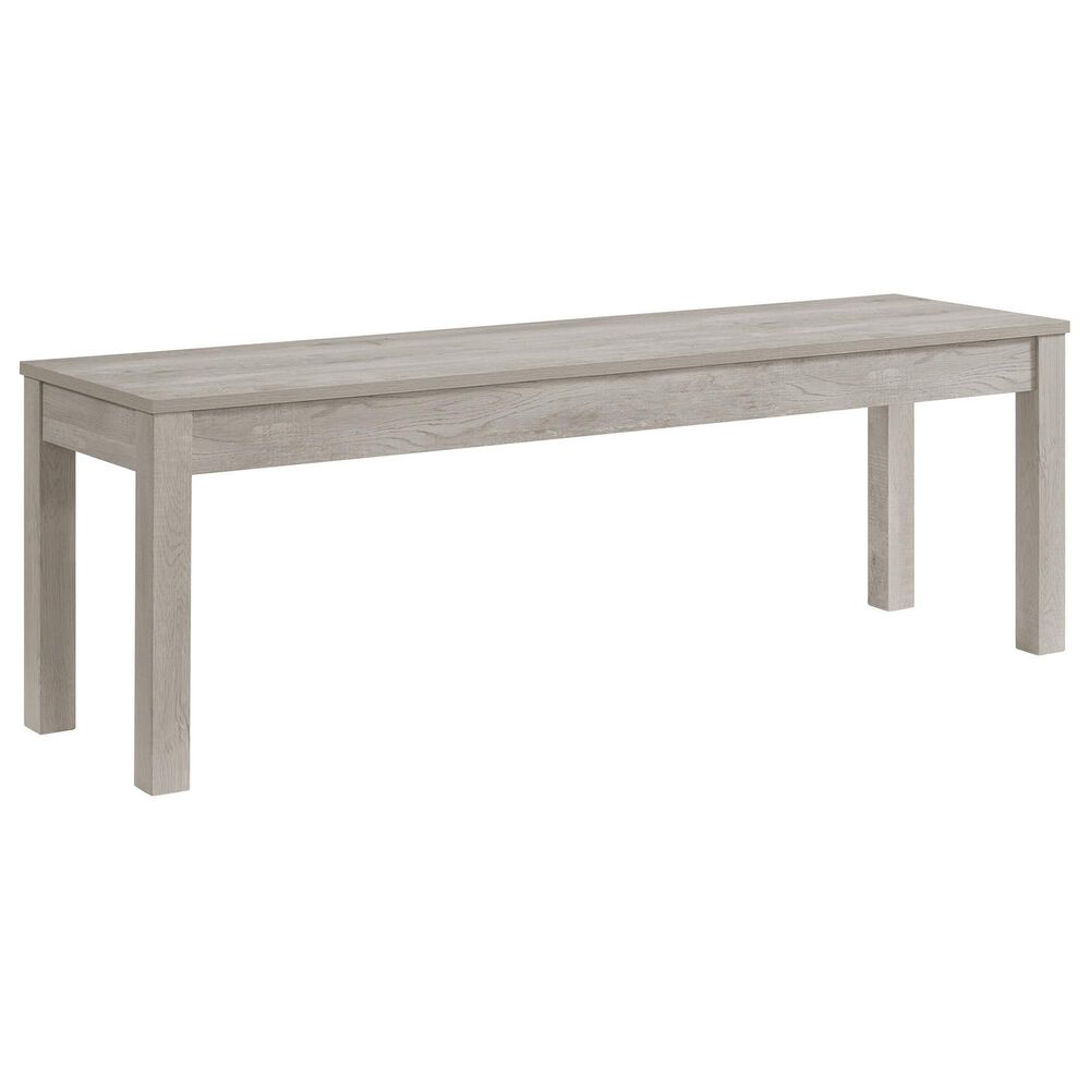 Mayberry Hill Eleanor Dining Bench in White, , large