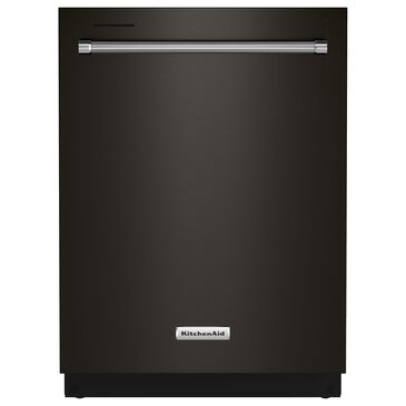 KitchenAid 24" Built-In Bar Handle Dishwasher with FreeFlex 3rd Rack and Top Control in Black Stainless Steel, , large