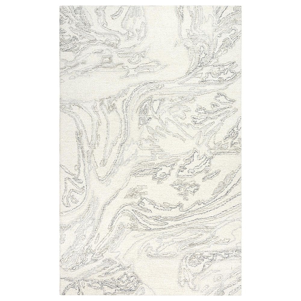 RIZZY Harmony Abstract 8"9" x 11"9" Ivory Area Rug, , large