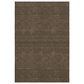 Dalyn Rug Company Soft Essentials Solid Chocolate 10" x 14" Area Rug, , large