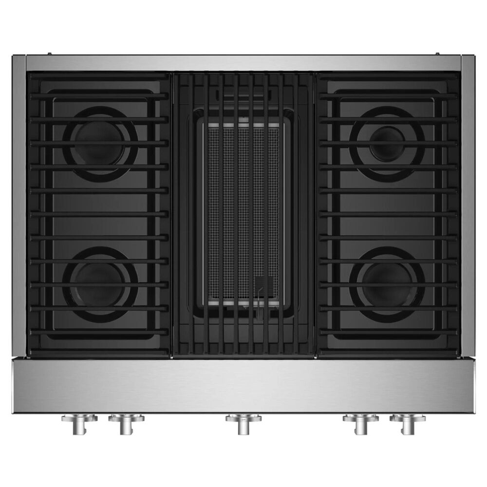 JennAir 36&quot; Noir Gas Rangetop w/ Grill - Stainless Steel, , large