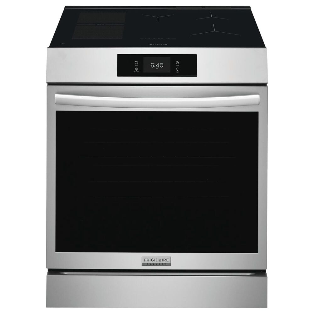 Frigidaire Gallery 2-Piece Kitchen Package with 6.2 Cu. Ft. Induction Range and 30" Over-The-Range Microwave in Stainless Steel, , large