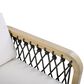HOMLUX 2-Piece Outdoor Conversation Set with Cushions in Cream and Dark Gray, , large