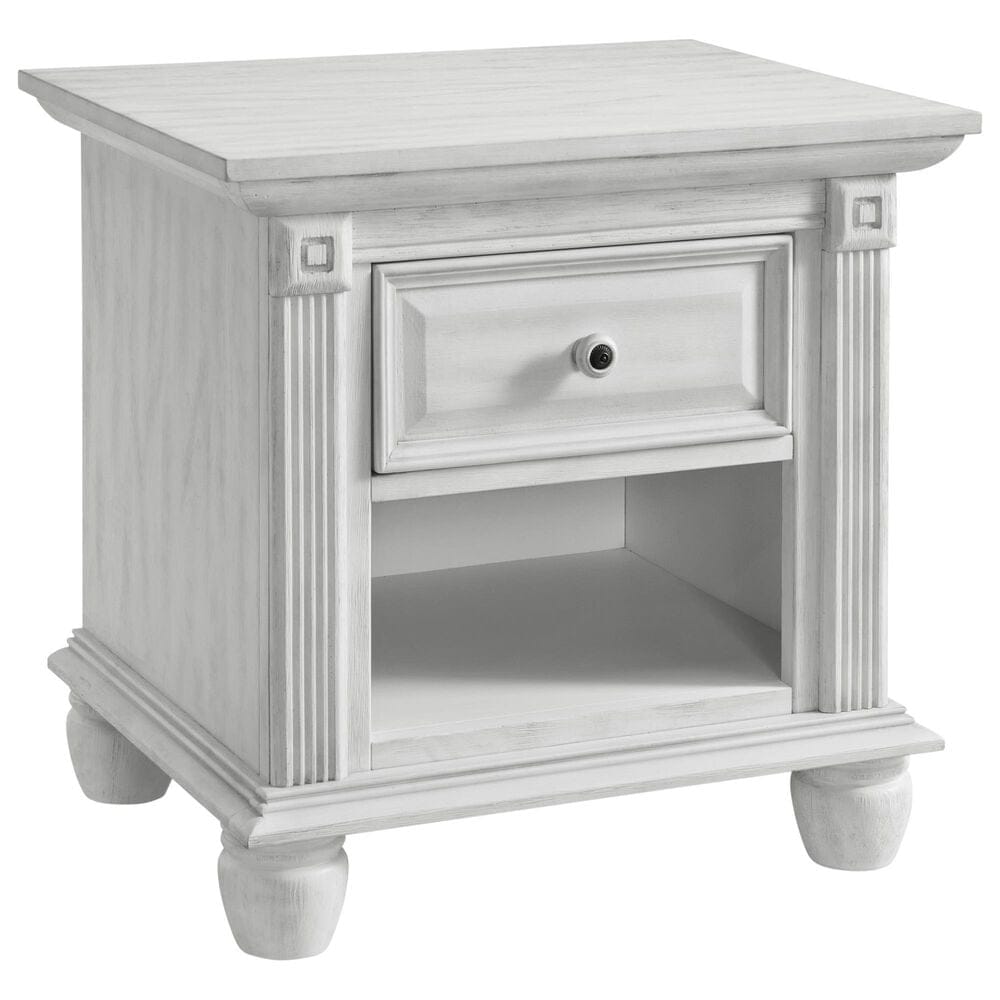 Oxford Baby London Lane 1-Drawer Nightstand in Vintage White, , large