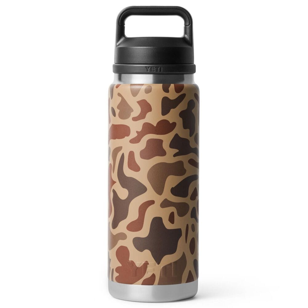 YETI Rambler 26 Oz Water Bottle with Chug Cap in Wetlands Camo, , large