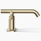 Kohler Purist Widespread Bathroom Sink Faucet in Vibrant French Gold, , large