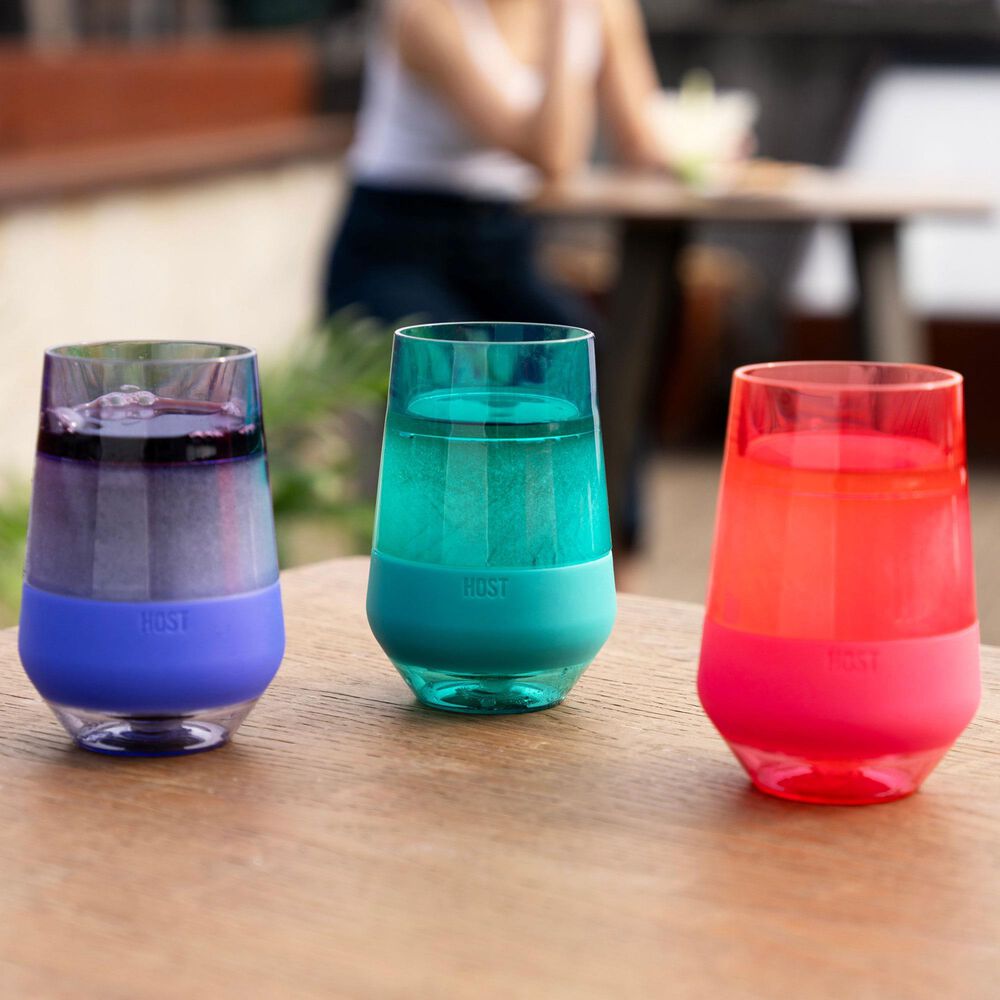 True Wine Freeze XL Cooling Cup Tinted in Multicolor &#40;Set of 4&#41;, , large