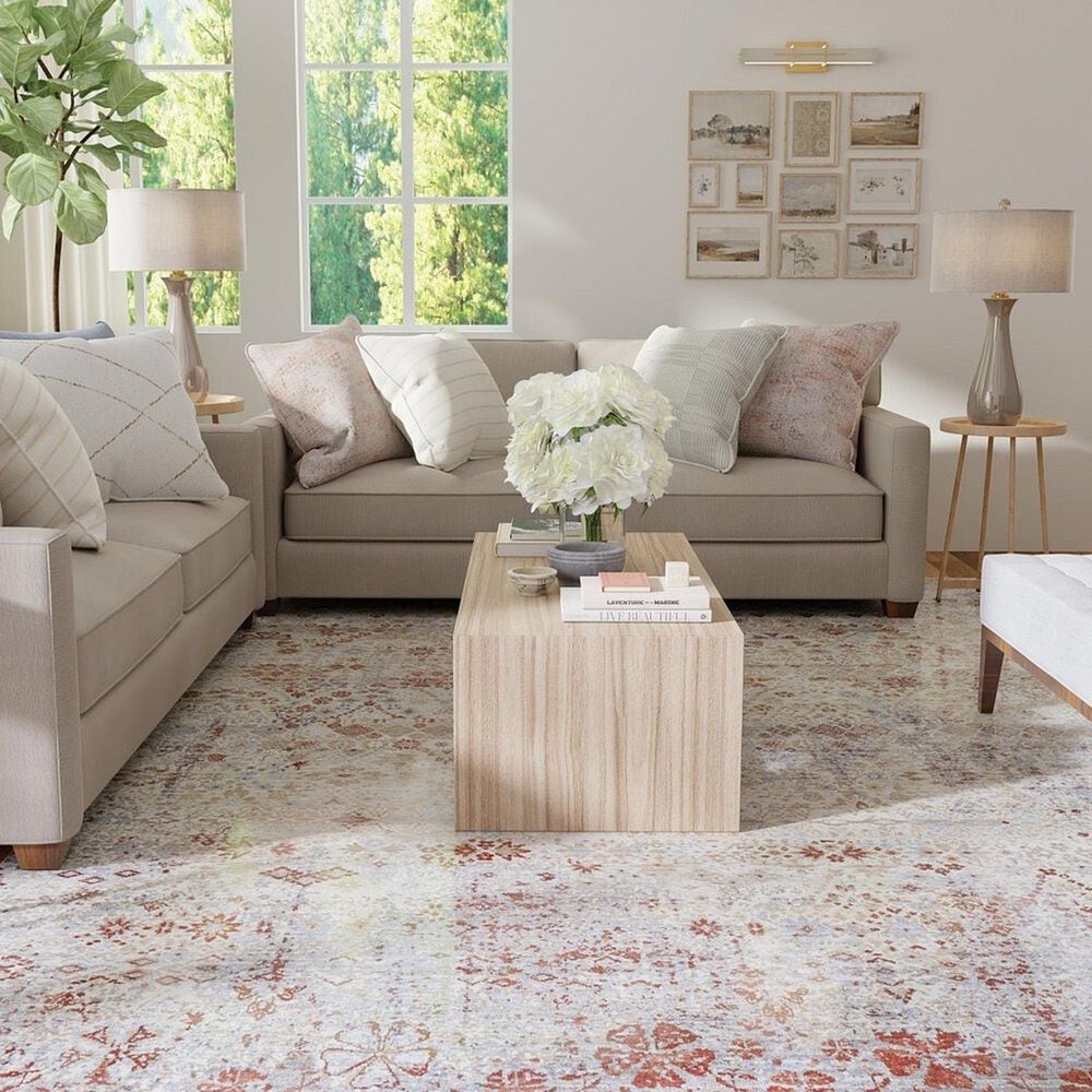 Feizy Rugs Harmon 7&#39;9&quot; x 9&#39;9&quot; Gray and Multicolor Area Rug, , large