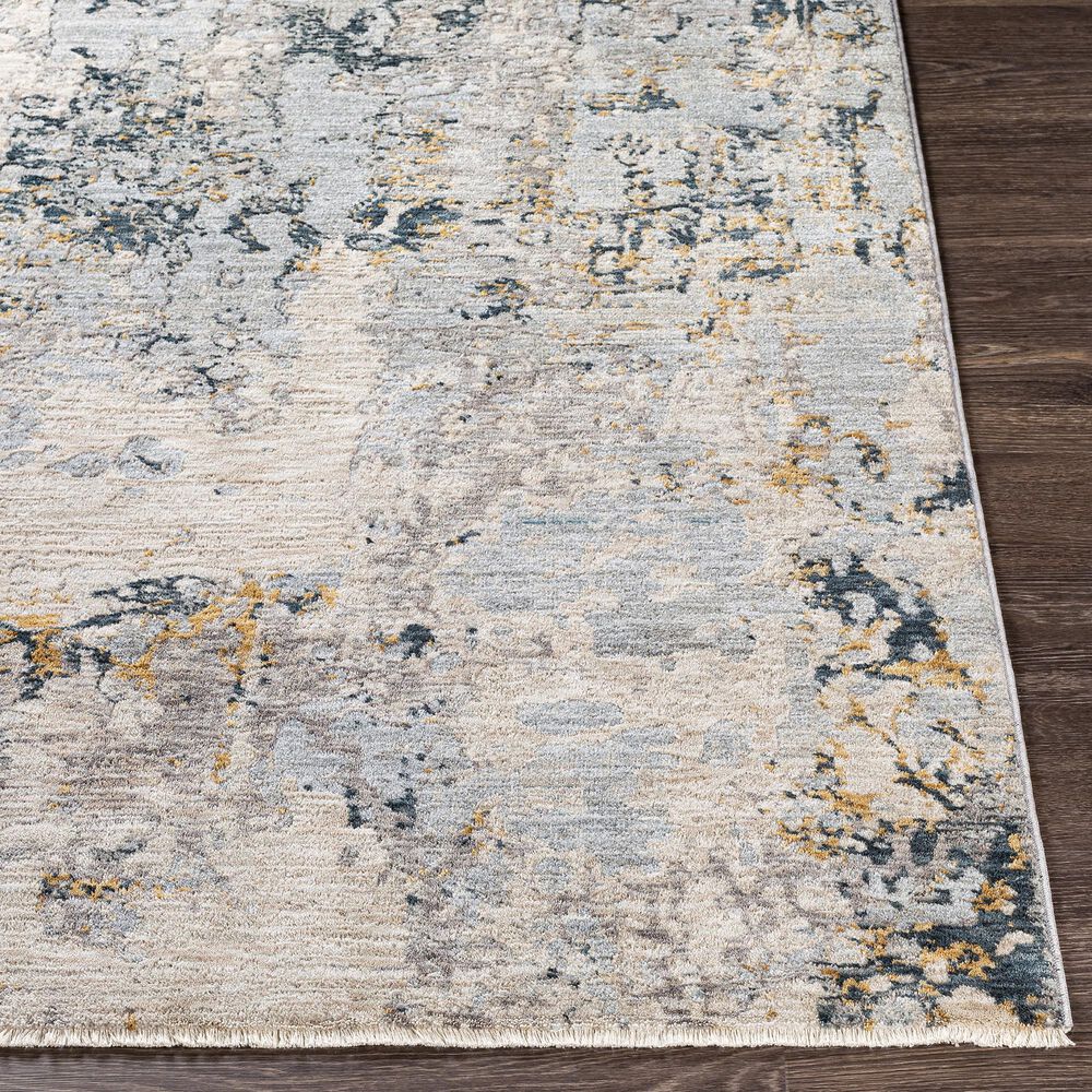 Surya Laila 10&#39; x 14&#39; Light Gray, Navy, Camel, Wheat and Charcoal Area Rug, , large