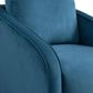 Lifestyle Solutions Lydia Swivel Accent Chair in Blue, , large
