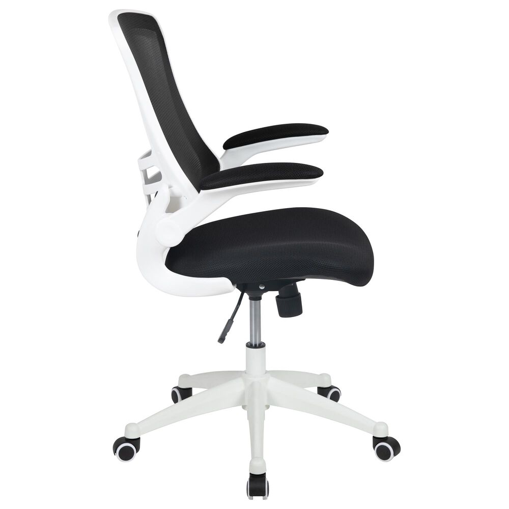 Flash Furniture Swivel Office Chair in Black, , large