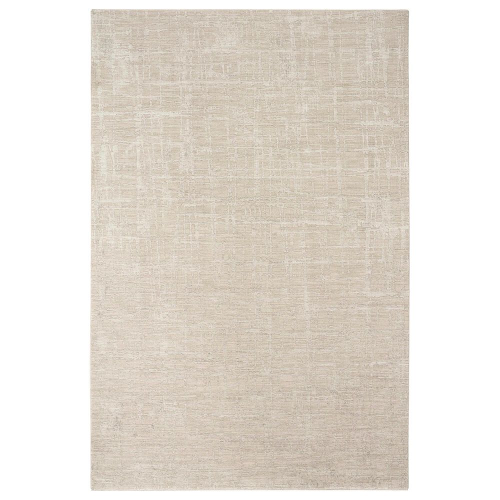 Nourison Latitude Ivory Beige 5"3" x 7"6" Area Rug, , large
