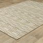 ROW by Oriental Weavers Zarina ZAR10 Beige and Ivory 6"7" x 9"2" Indoor/Outdoor Area Rug, , large