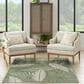 Nourison Garden Oasis GOA02 Green and Ivory 5" x 7" Indoor/Outdoor Area Rug, , large