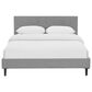 Modway Linnea Full Platform Bed in Azure, , large