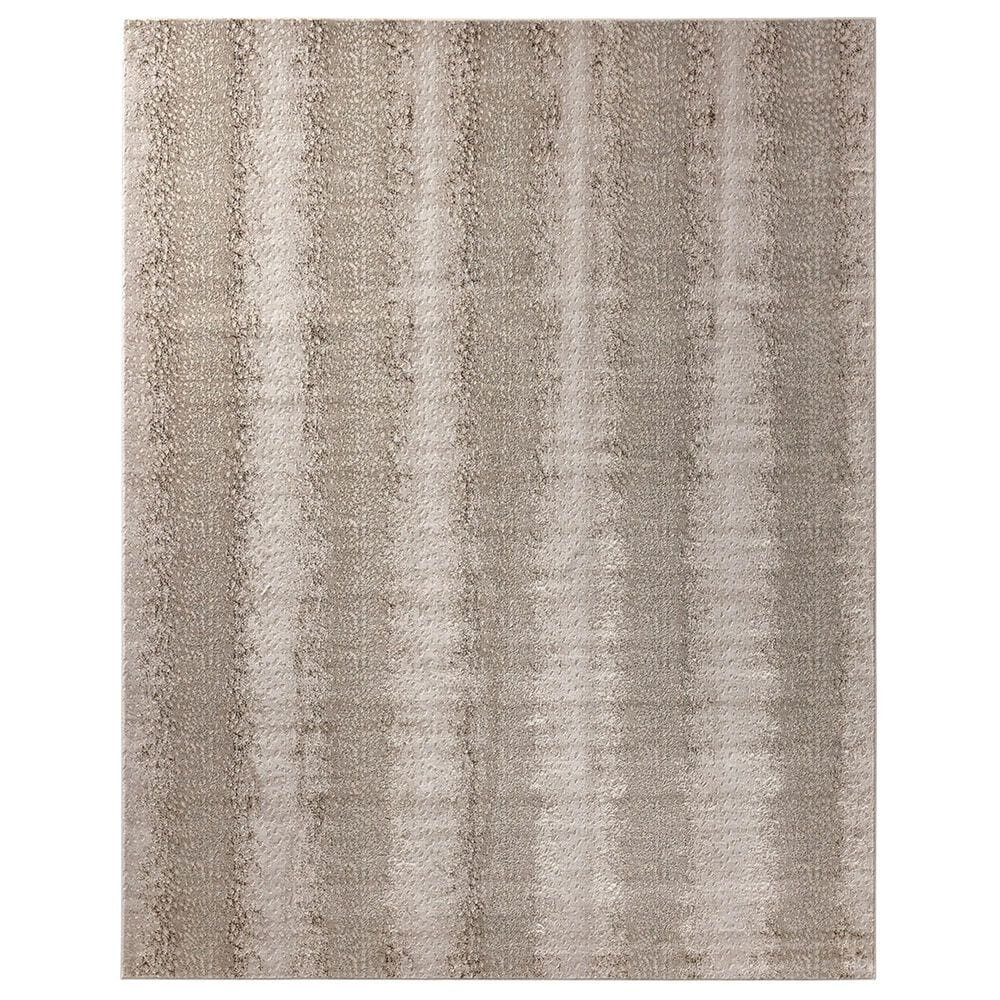 Jaipur Catalyst Axis Feather Gray and Moonbeam 5" x 7"6" Area Rug, , large