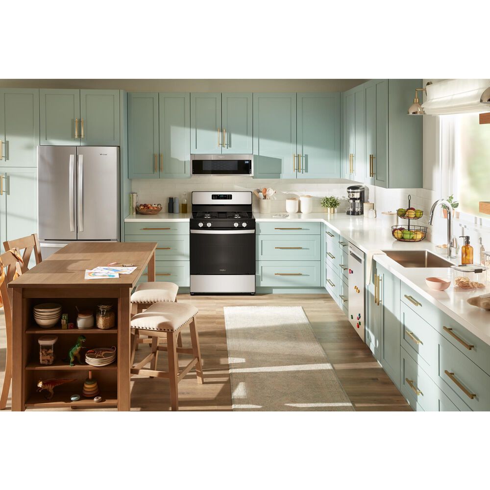 Whirlpool 5.1 Cu. Ft. Gas Range with No Preheat Mode in Stainless Steel, , large