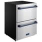 Thor Kitchen Gordon Ramsay 5.4 Cu. Ft. Undercounter Drawer Refrigerator with Blue Handle Kit in Stainless Steel, , large