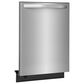 Frigidaire 24" Built-In Bar Handle Dishwasher with EvenDry in Stainless Steel, , large