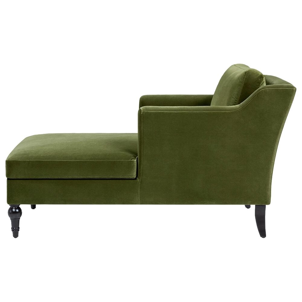 Jennifer Taylor Home Josephine 60" Upholstered Chaise Lounge in Olive Green, , large