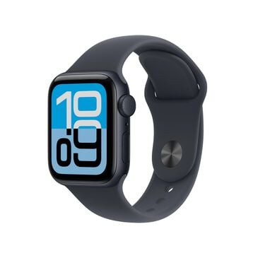 Apple Watch SE 3 (GPS) 40mm Midnight Aluminum Case with Midnight Sport Band - M/L - Midnight - (2025)(Pre-Order), , large
