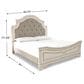 Ashley Realyn California King Panel Bed in Chipped White, , large