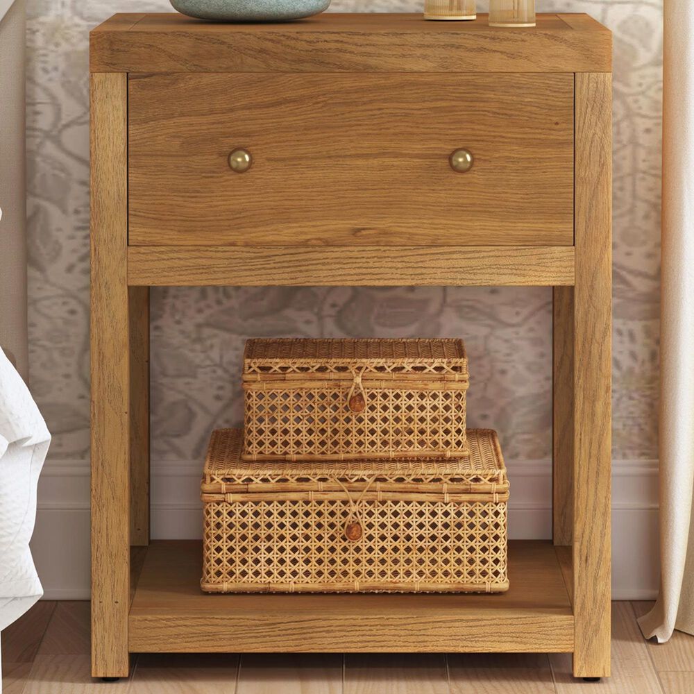 Butler Specialty Company Nora 1-Drawer 21" Nightstand in Natural, , large