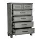 Ashley Russelyn 5-Piece King Storage Bedroom Set in Gray, , large