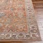 Surya Carlisle CSI2317 2"11" x 10" Brick Red, Off-White, Medium Gray, Olive, Dark Blue and Dark Brown Runner, , large