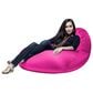 Jaxx Nimbus Large Bean Bag Chair in Hot Pink, , large