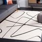 Safavieh Melody MEL120A 4" x 6" Ivory and Black Area Rug, , large