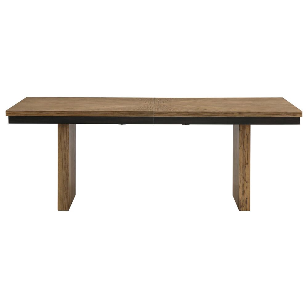Steve Silver Roatan Dining Table in Natural with Self Storing 16&quot; Table Leaf, , large