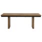 Steve Silver Roatan Dining Table in Natural with Self Storing 16" Table Leaf, , large