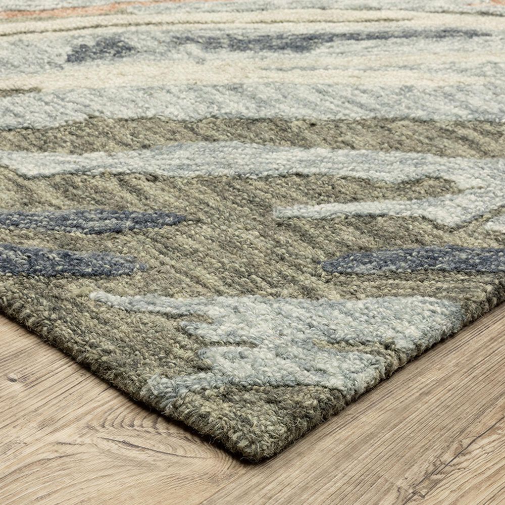 Oriental Weavers Kipton 8&#39; x 10&#39; Grey and Blue Area Rug, , large