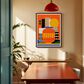 HOMLUX 24" x 18" Geometric Canvas Art in Multicolor, , large