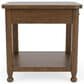 Riverside Furniture Calhoun End Table in Whiskey Oak, , large
