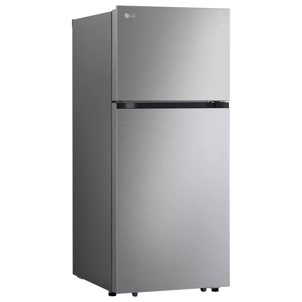 LG 17.5 Cu. Ft. Top Freezer Refrigerator in Print Proof Stainless Steel, , large