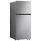 LG 17.5 Cu. Ft. Top Freezer Refrigerator in Print Proof Stainless Steel, , large