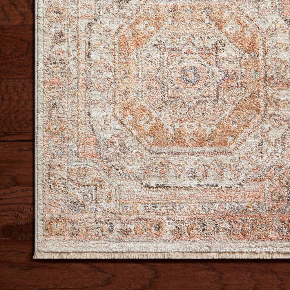Loloi Sonnet 2&#39;6&quot; x 8&#39; Apricot and Multicolor Runner, , large