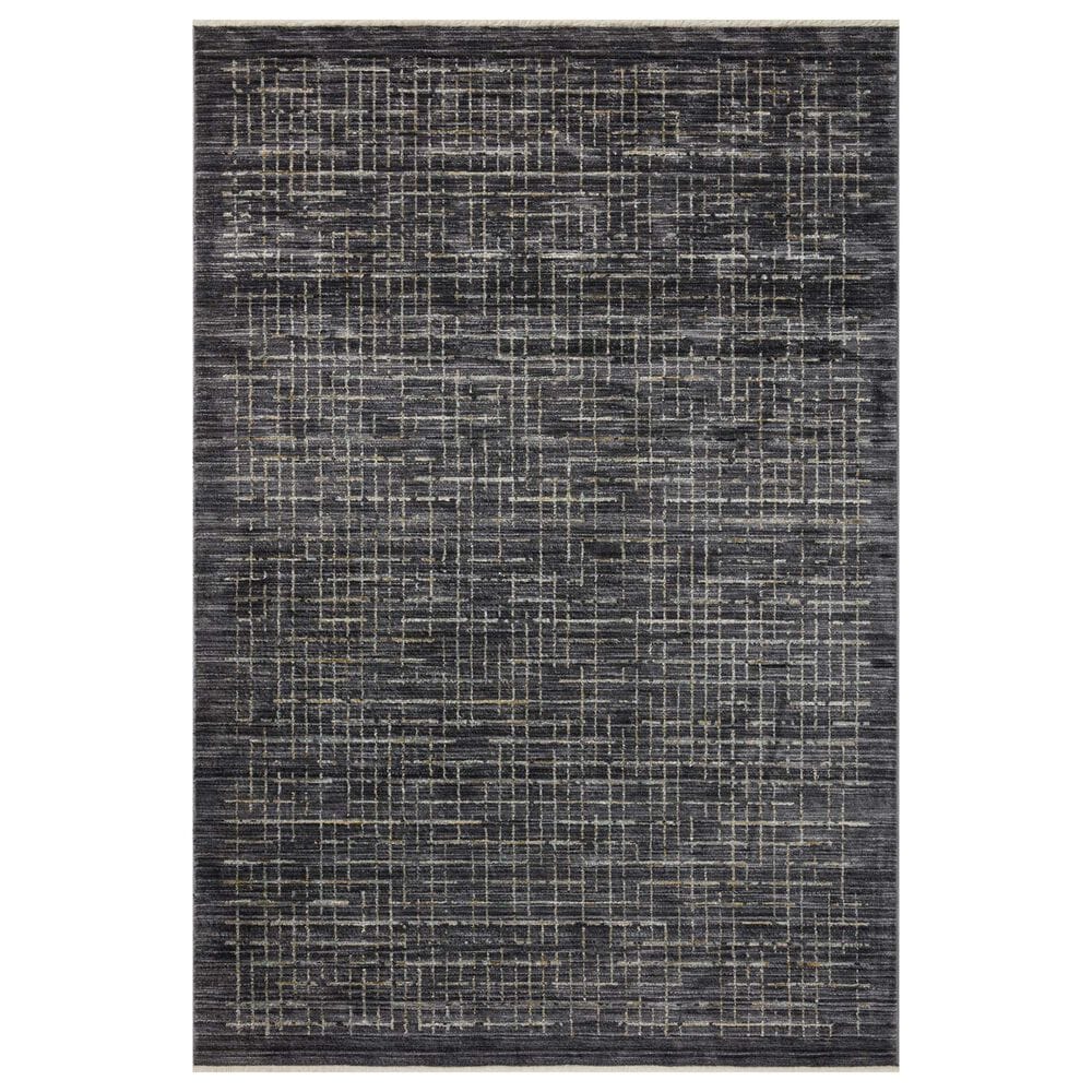 Loloi Soho 2"7" x 8" Onyx and Silver Runner, , large