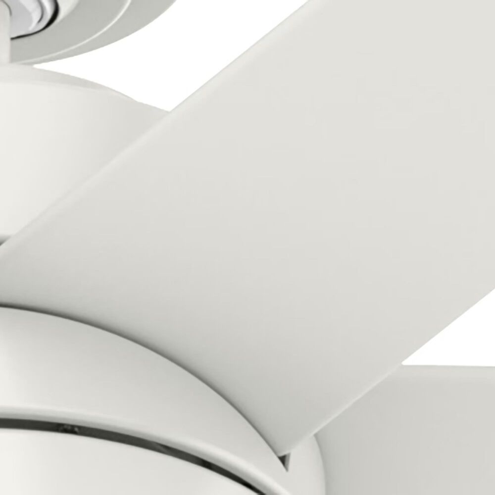 Hunter Solaria 72&quot; Outdoor Ceiling Fan with LED Light in Fresh White, , large