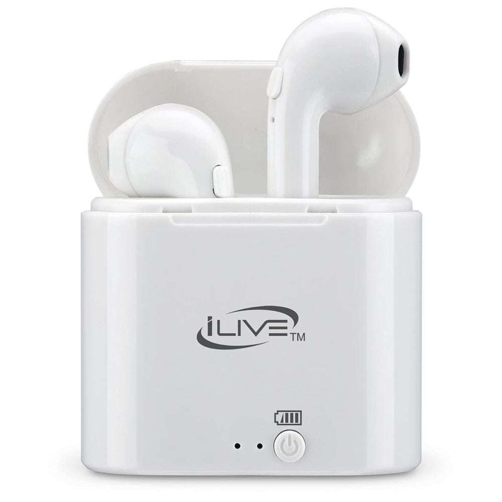 iLive True Wireless Bluetooth Earbuds in White, , large