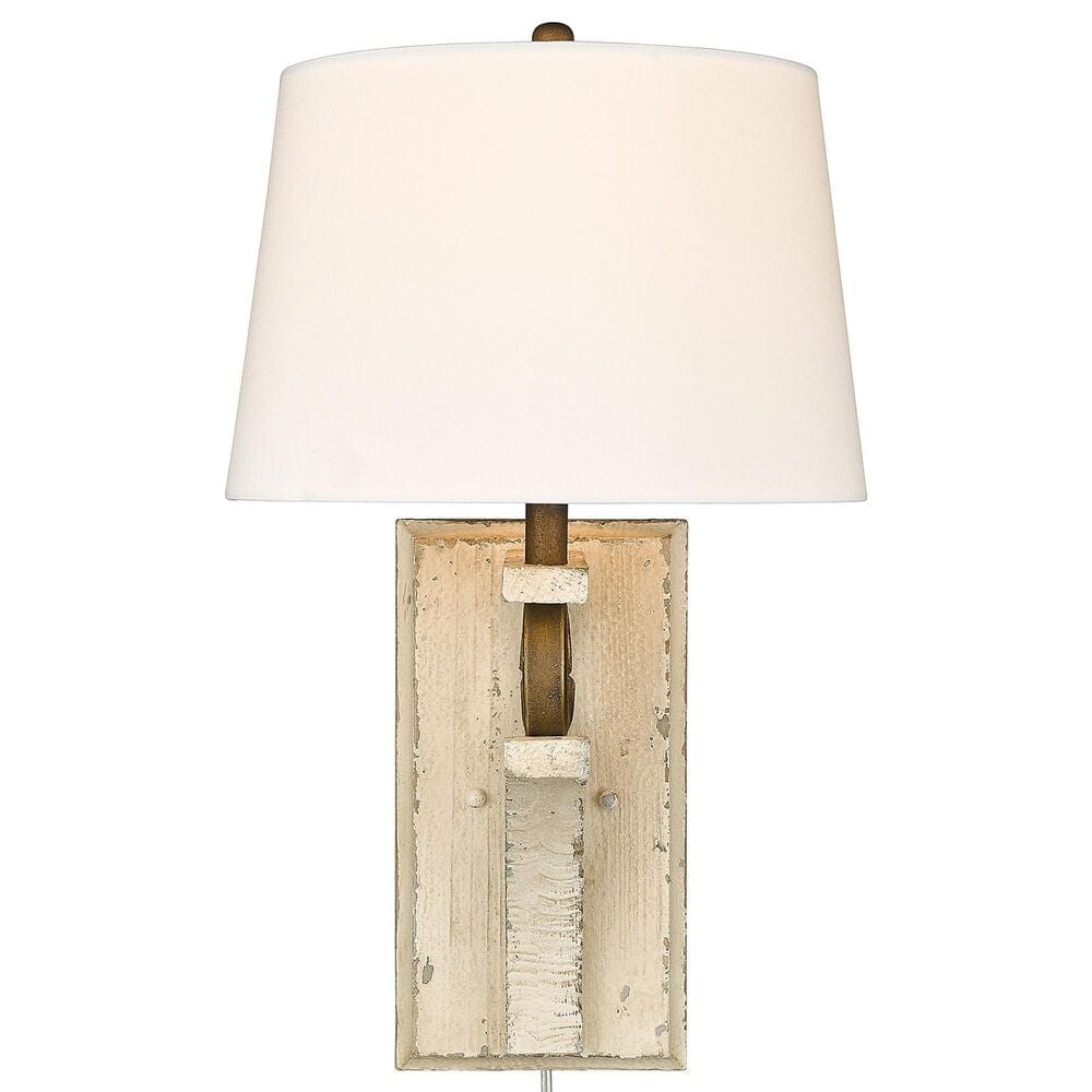 Golden Lighting Solay 1-Light Wall Sconce in Burnished Chestnut, , large