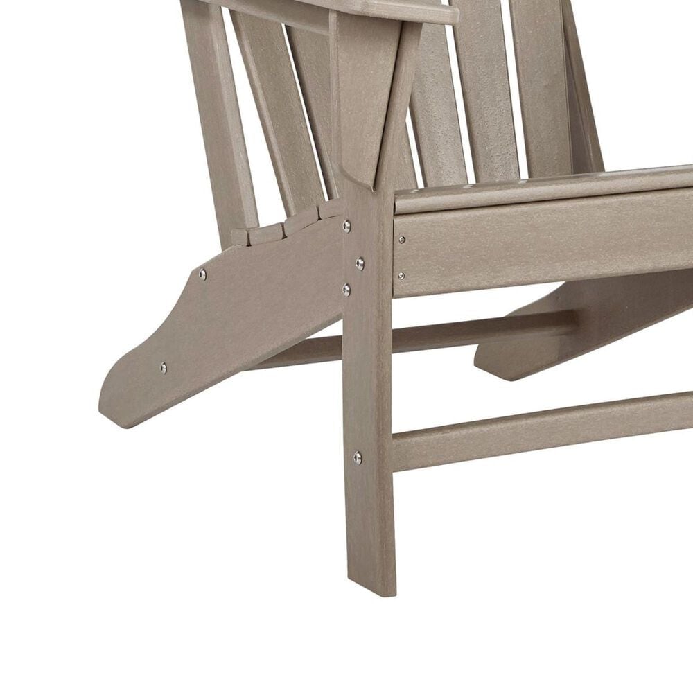 Ashley Sundown Treasure Adirondack Chair in Grayish Brown, , large