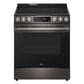 LG 6.3 Cu. Ft. Smart Electric Slide-in Range with Air Fry and EasyClean in Black Stainless Steel, , large