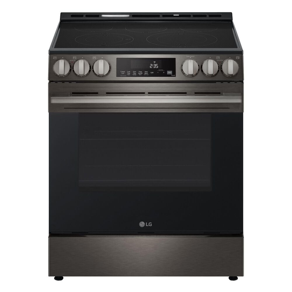 LG 6.3 Cu. Ft. Smart Electric Slide-in Range with Air Fry and EasyClean in Black Stainless Steel, , large
