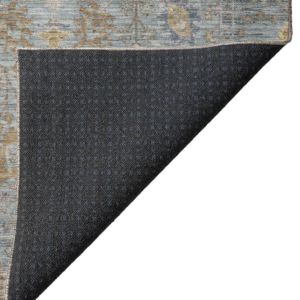 Dalyn Rug Company Solace SL9 2&#39;3&quot; x 7&#39;6&quot; Teal Runner, , large
