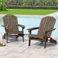 Noble House Bellwood Patio Adirondack Chair in Grey (Set of 2), , large