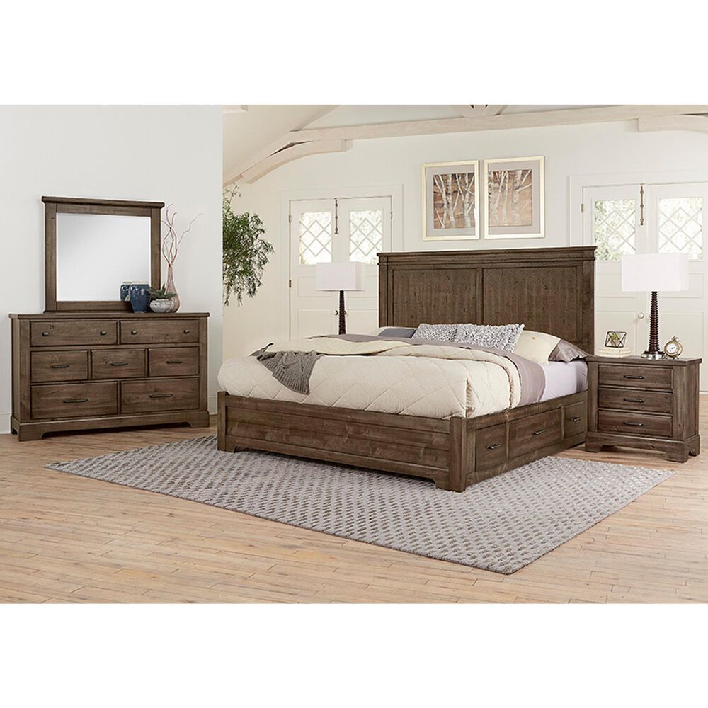 Viceray Collections Cool Rustic 3-Piece Queen Bedroom Set in Mink, , large